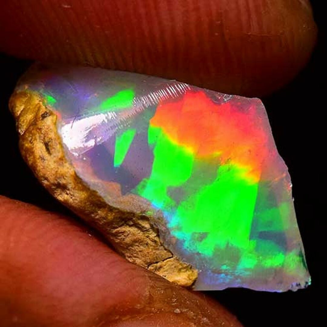 Crystalshop Raw Opal Crystals - 25Cts Genuine Natural AAA Grade Opal Gram  Lot, Reiki Crystals and Healing Stones,Jewelry Making Gemstone, Ultra Fire