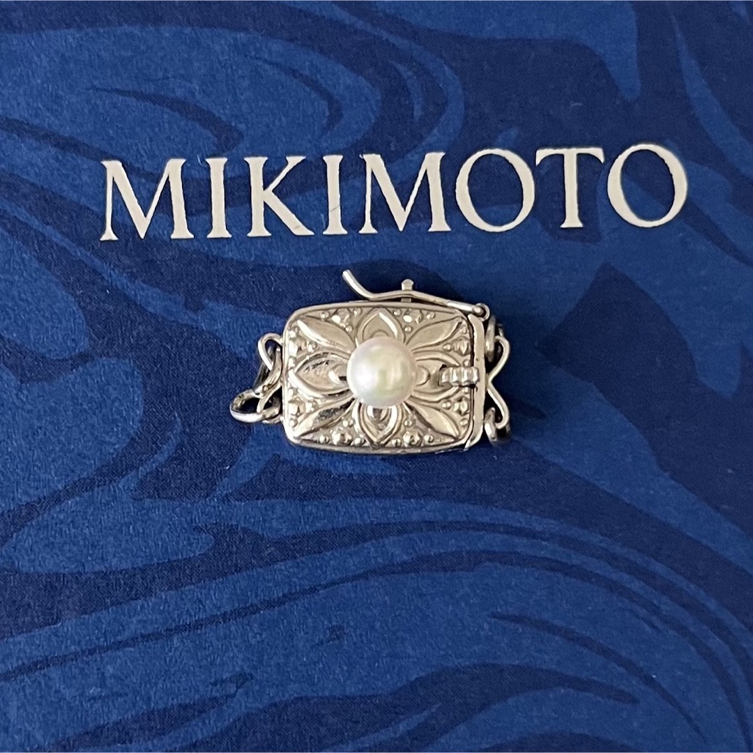 MIKIMOTO K14 アコヤ真珠、ダイヤ付き 8連用 クラスプ