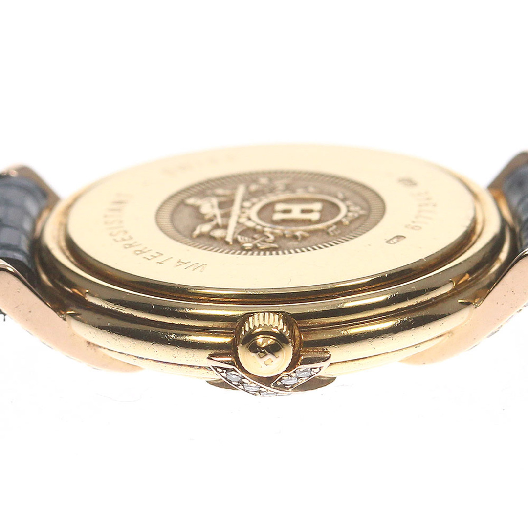 HERMES RU3.270 ルバン 腕時計 K18YG K18YGxK18PG レディース