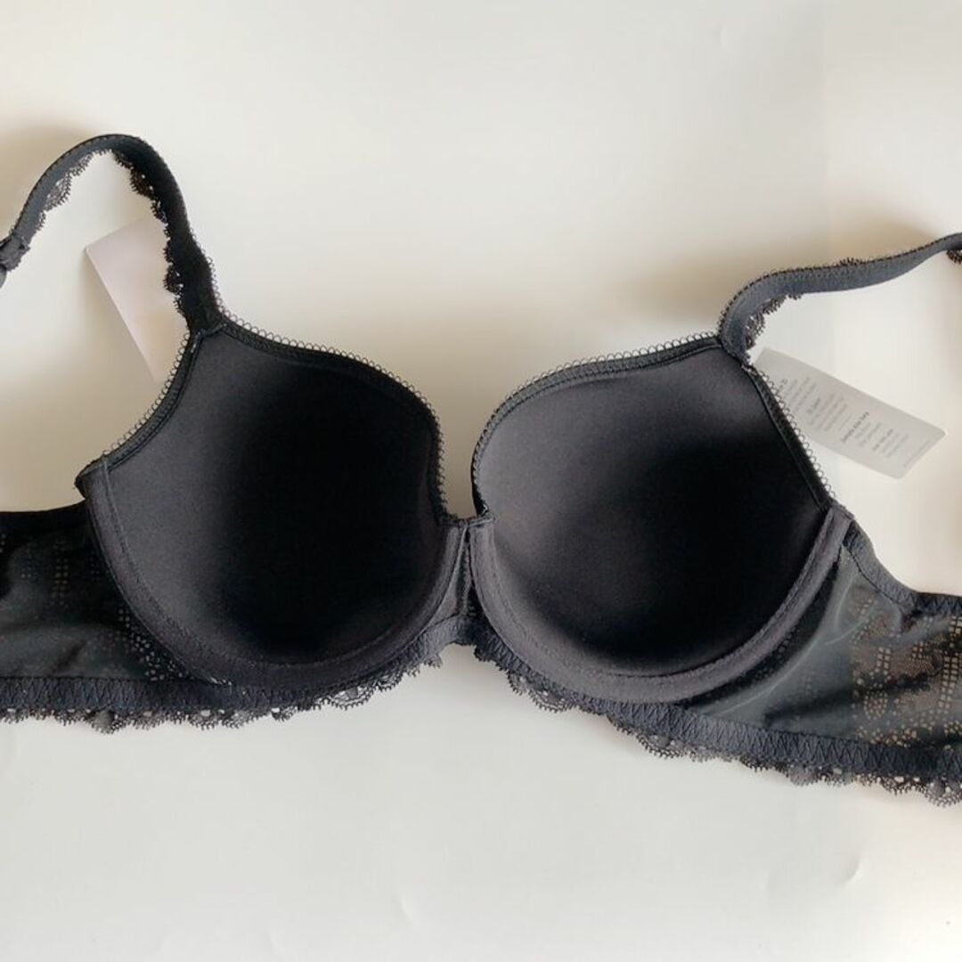 F65☆Simone Perele シモーヌ ペレール フランス海外高級ブラ 黒ブラ