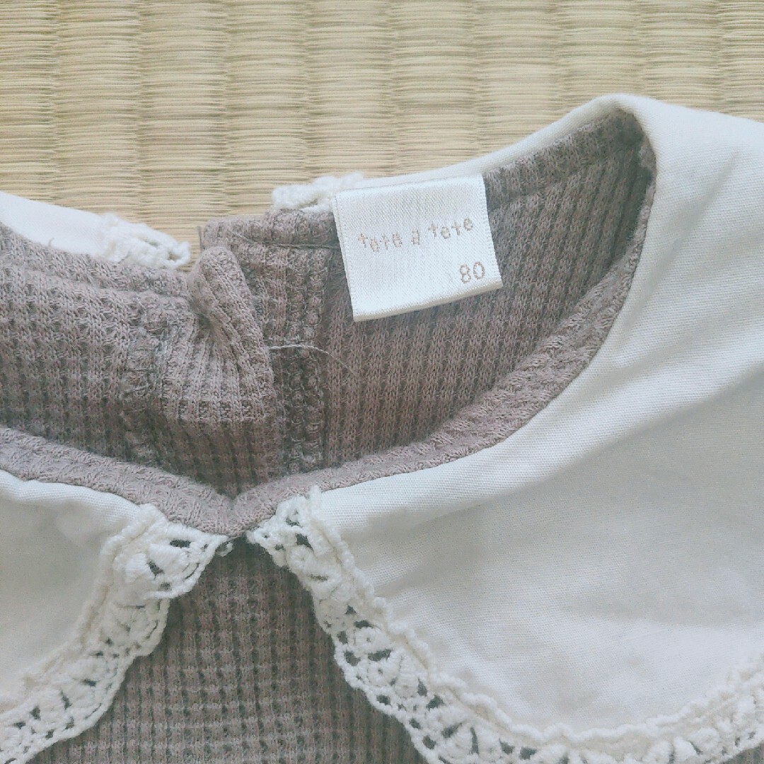 petit main(プティマイン)のワンピースセット キッズ/ベビー/マタニティのベビー服(~85cm)(ワンピース)の商品写真