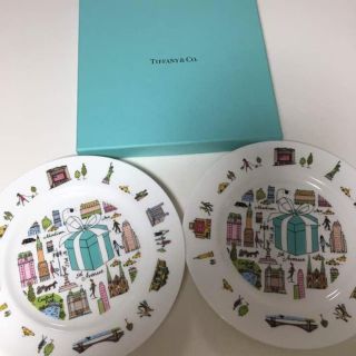 ティファニー(Tiffany & Co.)のティファニー お皿二枚セット 新品(食器)