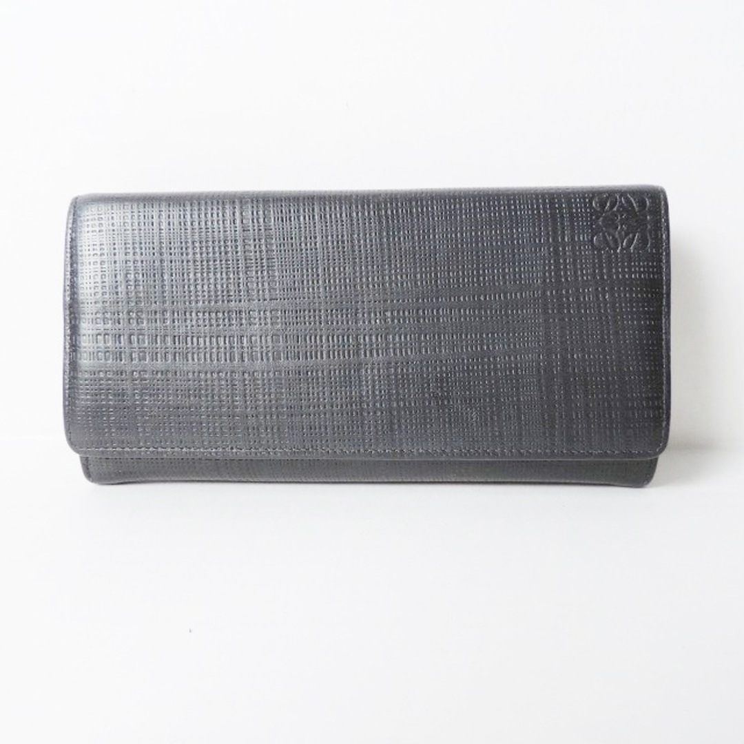 LOEWE(ロエベ)のロエベ 長財布 リネン 101.88.K98 黒 レディースのファッション小物(財布)の商品写真