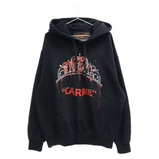 J.W.ANDERSON ジェー ダブリュー アンダーソン ×CARRIE キャリー ティアラ プリント スウェット パーカー ブラック  JW0058PG1078999