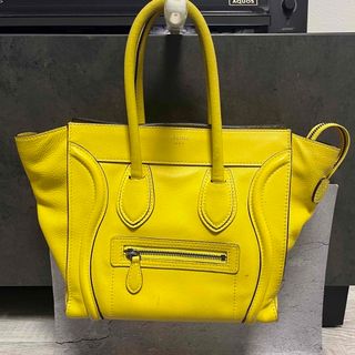 セリーヌ(celine)のうさぎ様専用　セリーヌ　ラゲージマイクロ　イエロー　ハンドバッグ(ハンドバッグ)