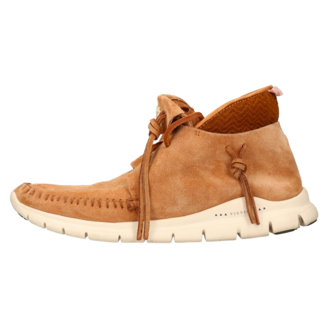 VISVIM(ヴィスヴィム)のVISVIM ヴィスヴィム UTE MOC TRAINER HI-FOLK スエード ローカットスニーカー ブラウン US8 0120102002002 メンズの靴/シューズ(スニーカー)の商品写真