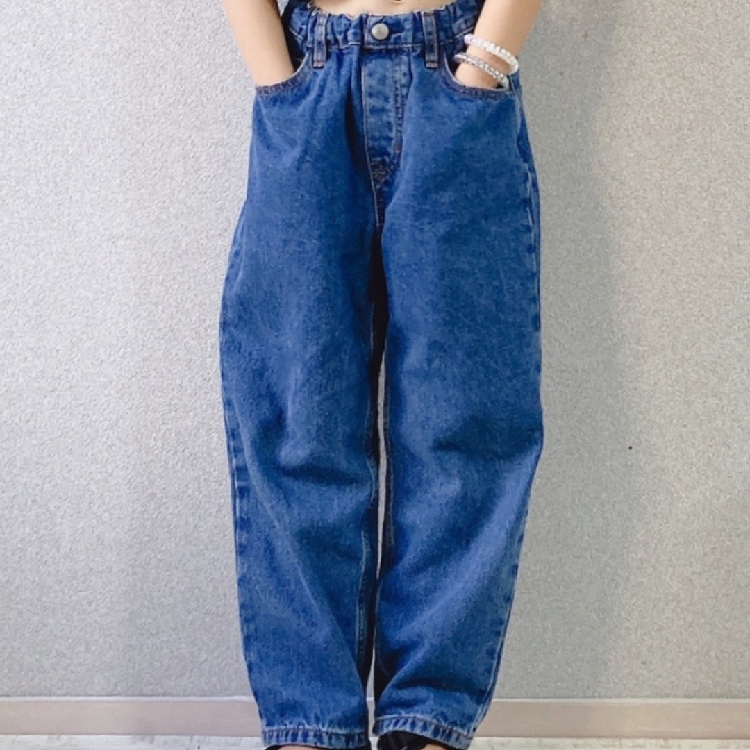 GU(ジーユー)のGU デニム　120センチ キッズ/ベビー/マタニティのキッズ服女の子用(90cm~)(パンツ/スパッツ)の商品写真