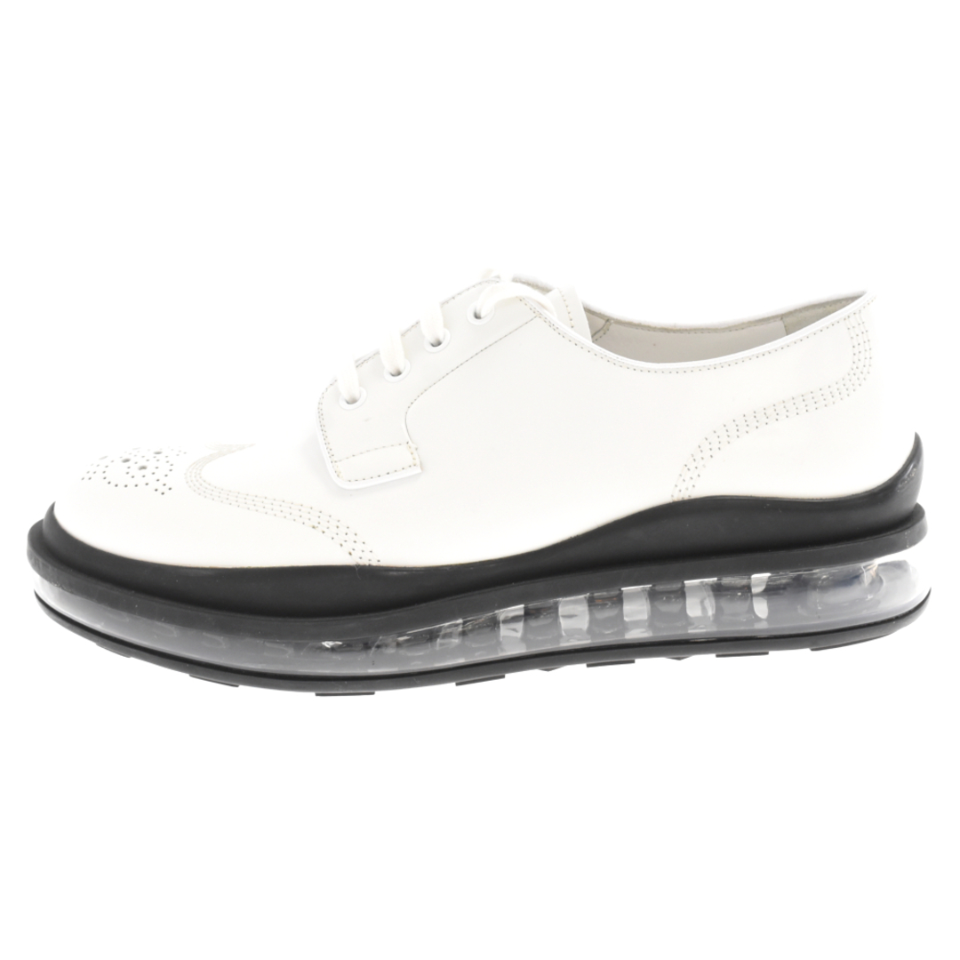 PRADA プラダ Air Sole Derby Shoes エアソール ウィングチップ ドレスシューズ ホワイト 2EG299