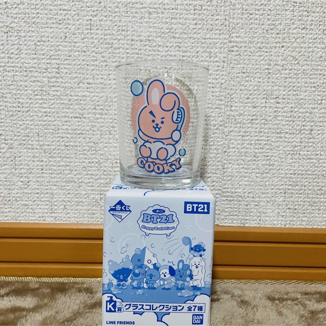 BT21(ビーティーイシビル)のBT21 一番くじ COOKY グラス インテリア/住まい/日用品のキッチン/食器(グラス/カップ)の商品写真