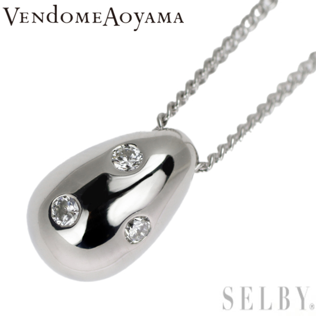 ヴァンドーム青山 Pt900/ Pt850 ダイヤモンド ペンダントネックレス