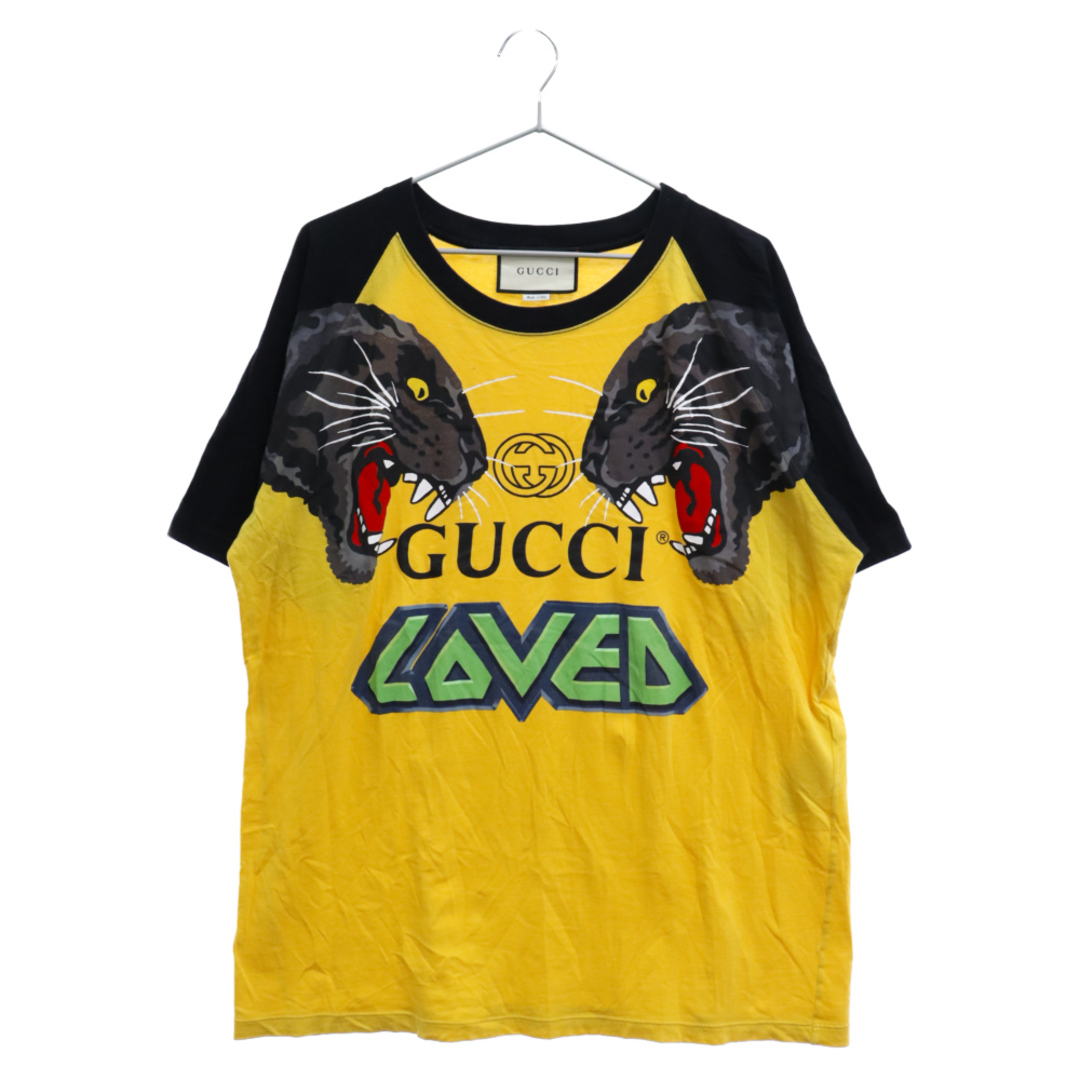 Gucci - GUCCI グッチ 19SS 549099 ロゴタイガープリント半袖Tシャツ