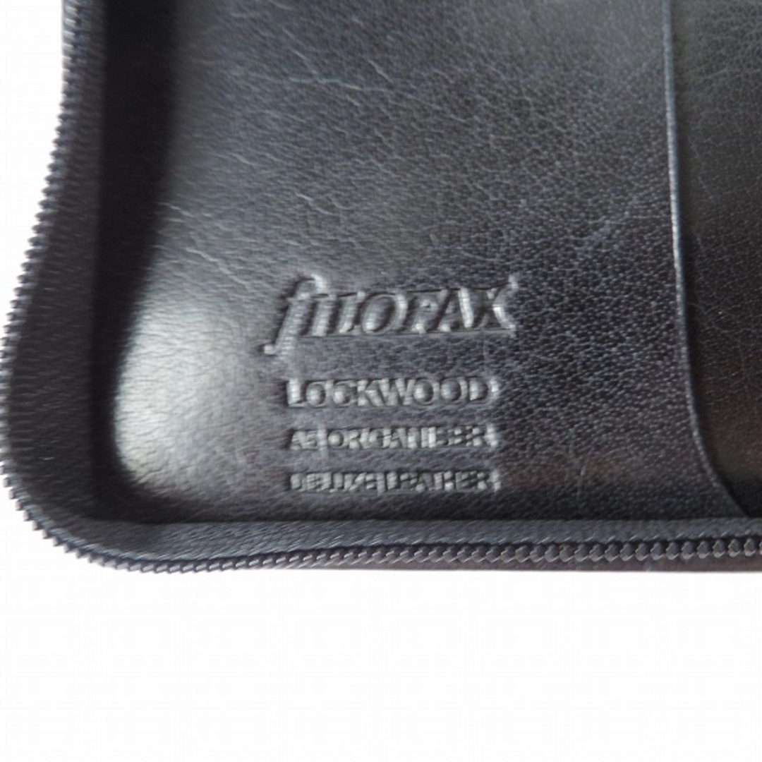Filofax - ファイロファックス 手帳美品 - 黒 レザーの通販 by ブラン