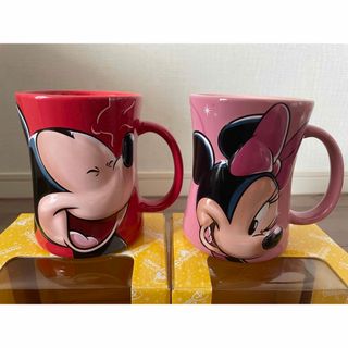 ディズニー(Disney)の【新品】香港ディズニーランド　マグカップ　セット　ミッキー　ミニー(グラス/カップ)