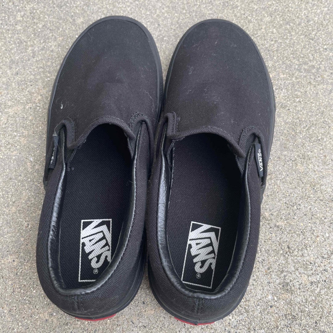 VANS(ヴァンズ)のvans 黒　シューズ　 キッズ/ベビー/マタニティのキッズ靴/シューズ(15cm~)(スニーカー)の商品写真