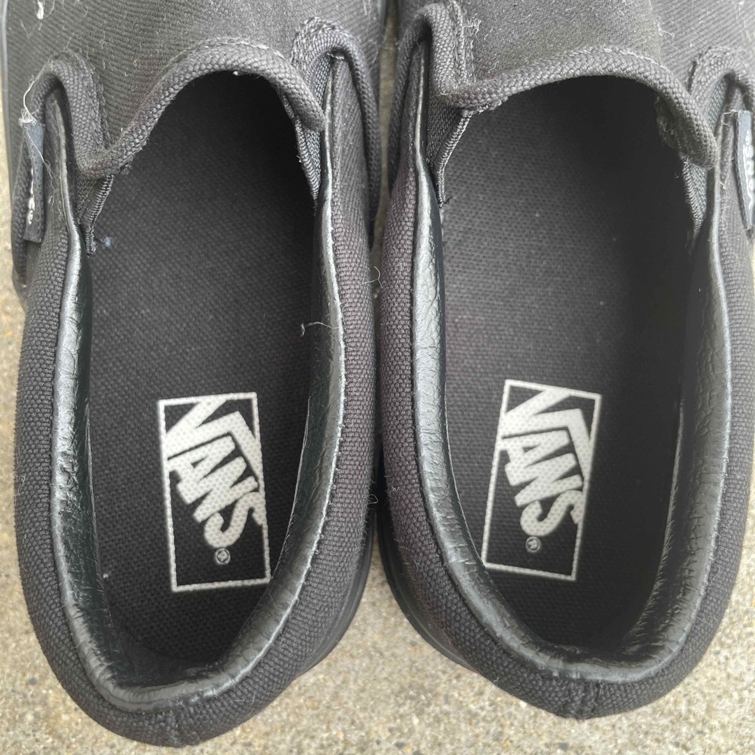 VANS(ヴァンズ)のvans 黒　シューズ　 キッズ/ベビー/マタニティのキッズ靴/シューズ(15cm~)(スニーカー)の商品写真