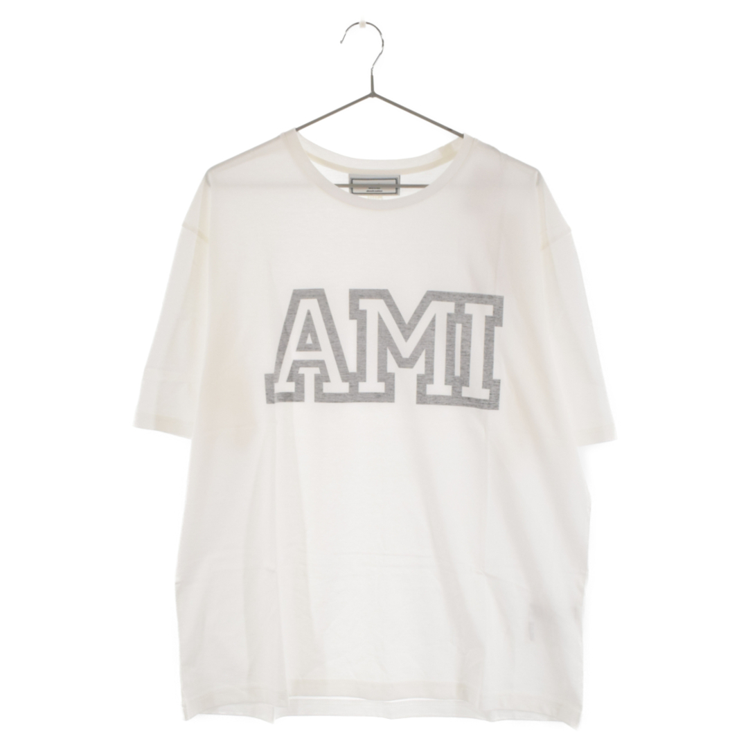 AMI Alexandre Mattiussi アミアレクサンドルマテュッシ AMI Logo Tee White フロントロゴ半袖Tシャツ ホワイト E15J15.72