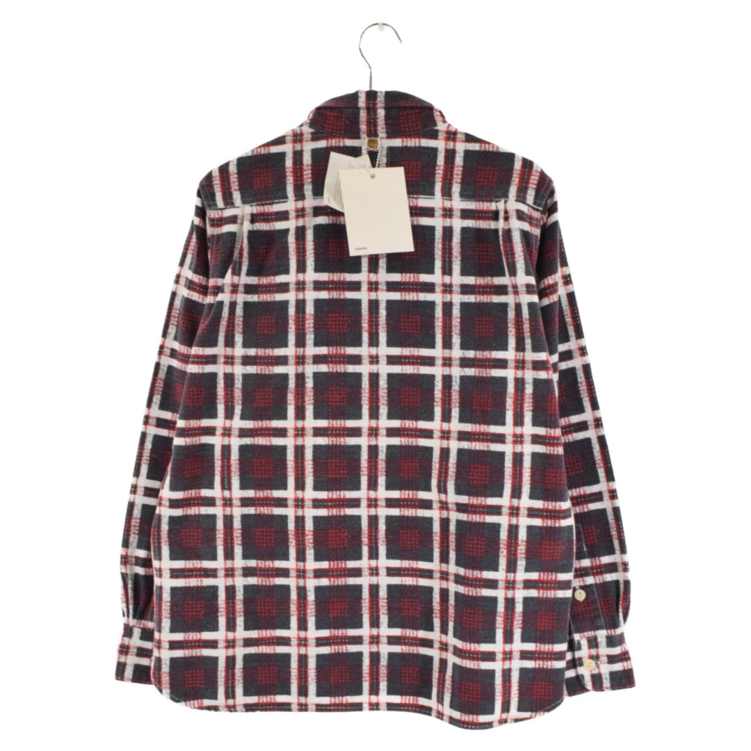 VISVIM ヴィスヴィム 16SS WALLY SHIRT プリントチェック長袖シャツ ブラック/ホワイト 0116105011011