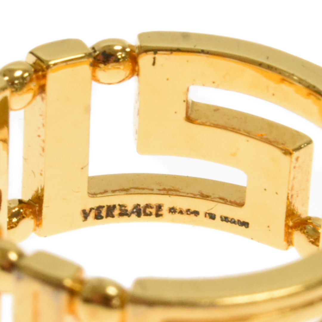 VERSACE ヴェルサーチ GRECA RING グレカリング ゴールド 18.5号