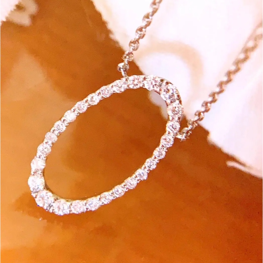 美品❣️スタージュエリープレシャス❗️D0.16CT✨プラチナダイヤネックレス