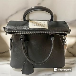 マルタンマルジェラ(Maison Martin Margiela)の正規品✨　メゾンマルジェラ　5ac mini ミニ　黒　ブラック(ショルダーバッグ)