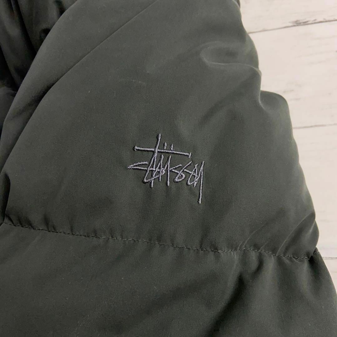 STUSSY - 6440ステューシー☆ワンポイント刺繍ロゴダウンジャケット