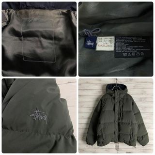 STUSSY - 6440ステューシー☆ワンポイント刺繍ロゴダウン