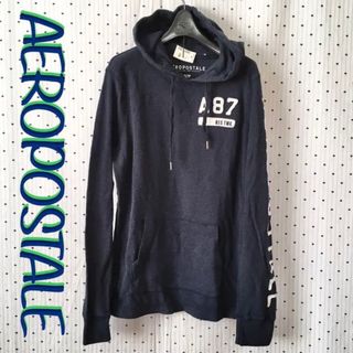 エアロポステール(AEROPOSTALE)のAEROエアロポステールUS限定HOODIEサーマルロングスリーブＴシャツ(Tシャツ/カットソー(七分/長袖))