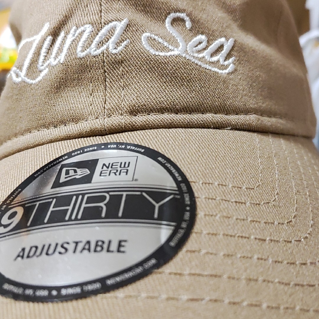 NEW ERA(ニューエラー)のLUNA SEAニューエラNEW ERAキャップCAPベージュ帽9 THIRTY エンタメ/ホビーのタレントグッズ(ミュージシャン)の商品写真