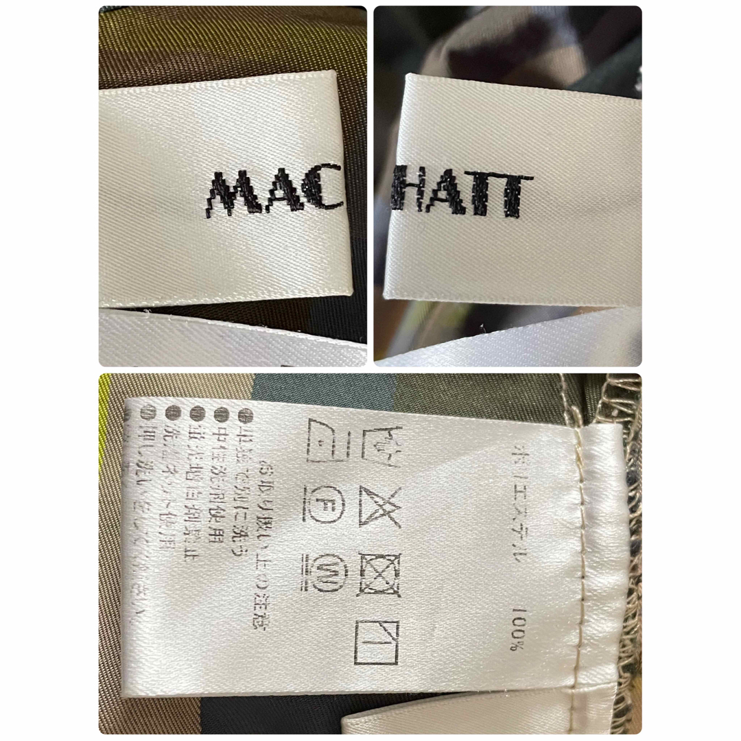 マチャット タータンチェック オーバーブラウス レディースのトップス(シャツ/ブラウス(長袖/七分))の商品写真