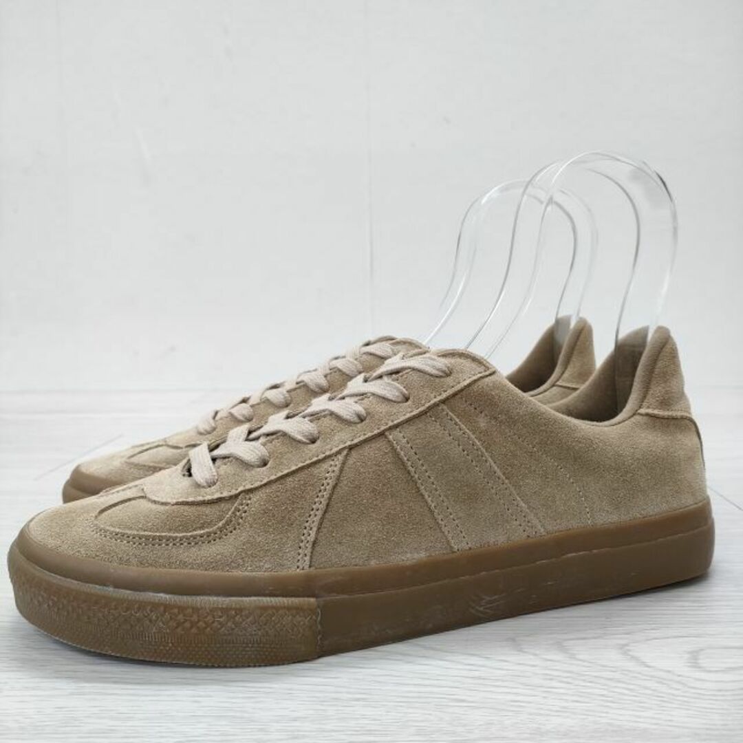 REPRODUCTION OF FOUND GERMAN MILITARY TRAINER BEIGE SUEDE 定価21780円 サイズ42 スニーカー ベージュ メンズ リプロダクションオブファウンド【中古】3-0920G◎# メンズの靴/シューズ(スニーカー)の商品写真