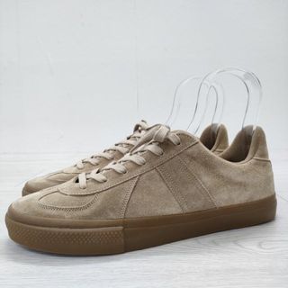 REPRODUCTION OF FOUND GERMAN MILITARY TRAINER BEIGE SUEDE 定価21780円 サイズ44 スニーカー ベージュ メンズ リプロダクションオブファウンド【中古】3-0920G◎(スニーカー)