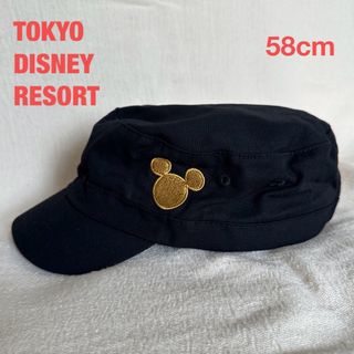 ミッキーマウス(ミッキーマウス)の東京ディズニーリゾート ミッキー キャスケット 黒 ブラック(キャスケット)