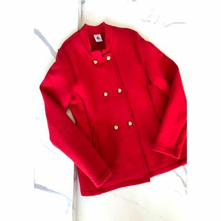 プチバトー(PETIT BATEAU)の未着用　プチバトー　ジャケットコート(コート)