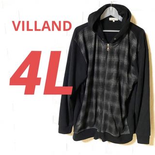 シマムラ(しまむら)のVILLAND   パーカー    4L   メンズ　大きなサイズ(パーカー)