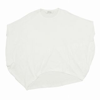 エンフォルド(ENFOLD)の美品 20SS エンフォルド スビン天竺 アシンメトリー オーバルTシャツ 38(Tシャツ(半袖/袖なし))