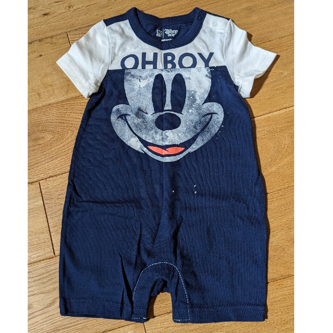 babyGAP(ベビーギャップ)のbaby GAP　半袖ロンパース キッズ/ベビー/マタニティのベビー服(~85cm)(ロンパース)の商品写真