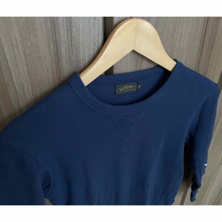 ビルバン(Billvan)のBILLVAN ビルバン スパンフライス 七分袖 Tシャツ NAVY メンズM(Tシャツ/カットソー(七分/長袖))