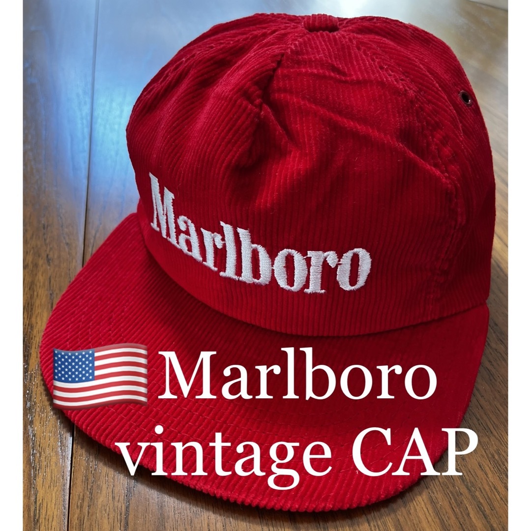 ① USA製！MARLBORO CAP vintage キャップ　Apple