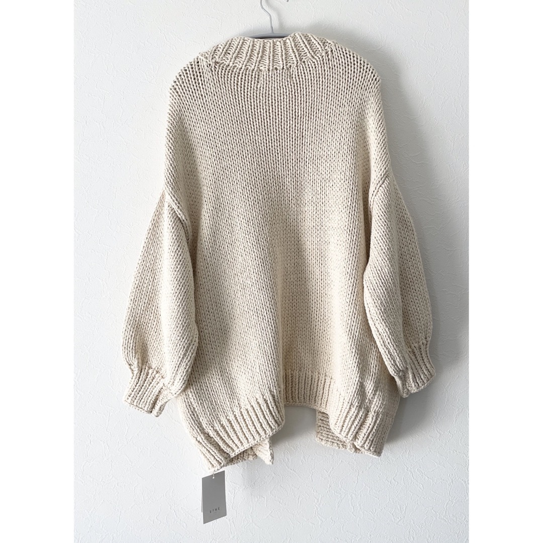 ETRE TOKYO エトレトウキョウ ハンドメイド ニット ガウン-
