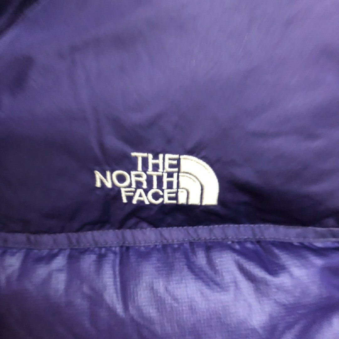 Ｌノースフェイスレディース700フィルパープル紫ヌプシダウンジャケット