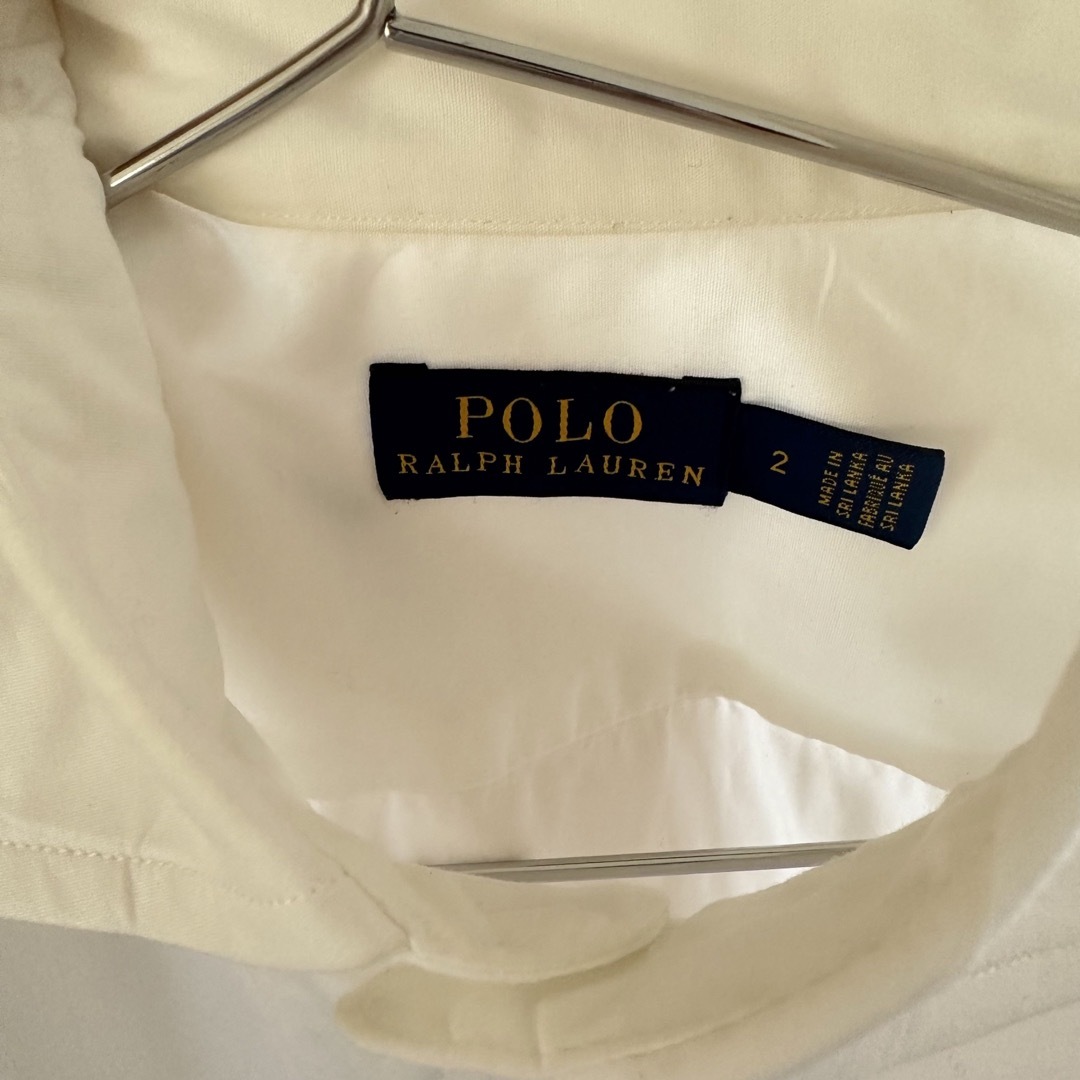 POLO RALPH LAUREN(ポロラルフローレン)の【POLO Ralph Lauren】長袖 シャツ ホワイト レディースのトップス(シャツ/ブラウス(長袖/七分))の商品写真