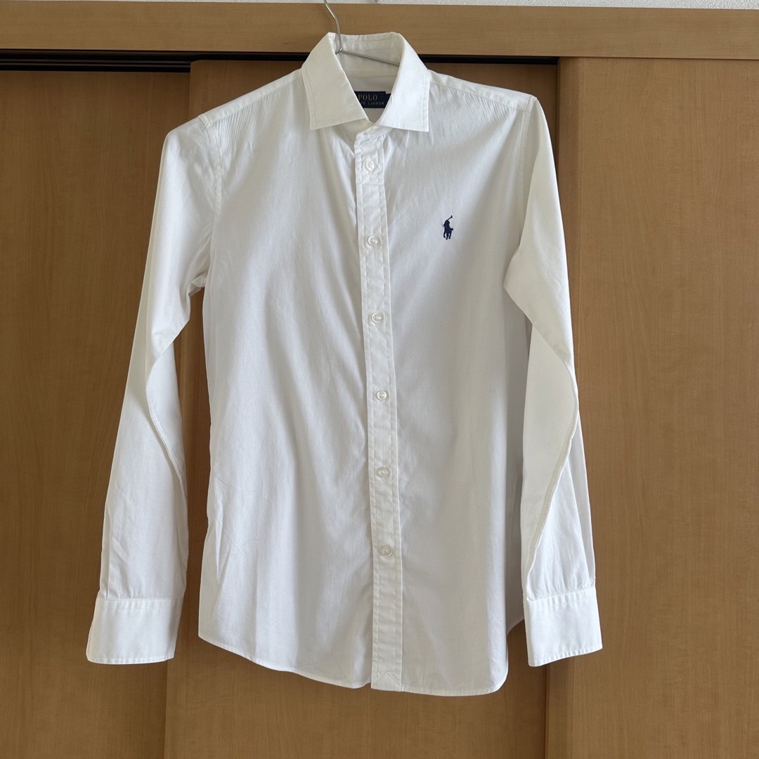 POLO RALPH LAUREN(ポロラルフローレン)の【POLO Ralph Lauren】長袖 シャツ ホワイト レディースのトップス(シャツ/ブラウス(長袖/七分))の商品写真