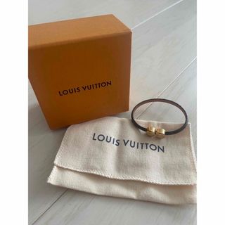 ルイヴィトン(LOUIS VUITTON)のルイヴィトン　レザーブレスレット(ブレスレット/バングル)