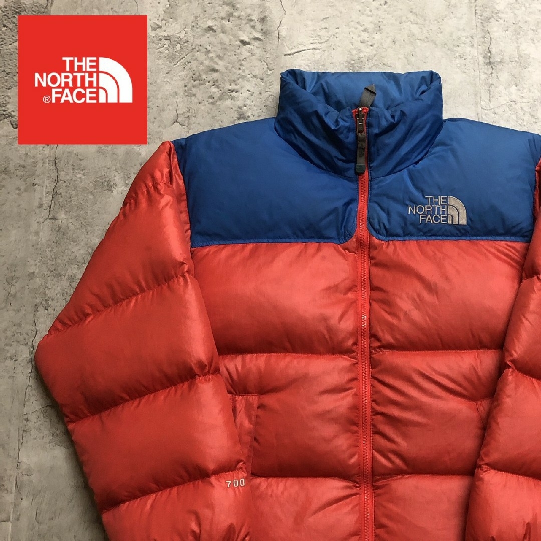 THE NORTH FACE - ザノースフェイス ダウンジャケット レッド メンズS ...