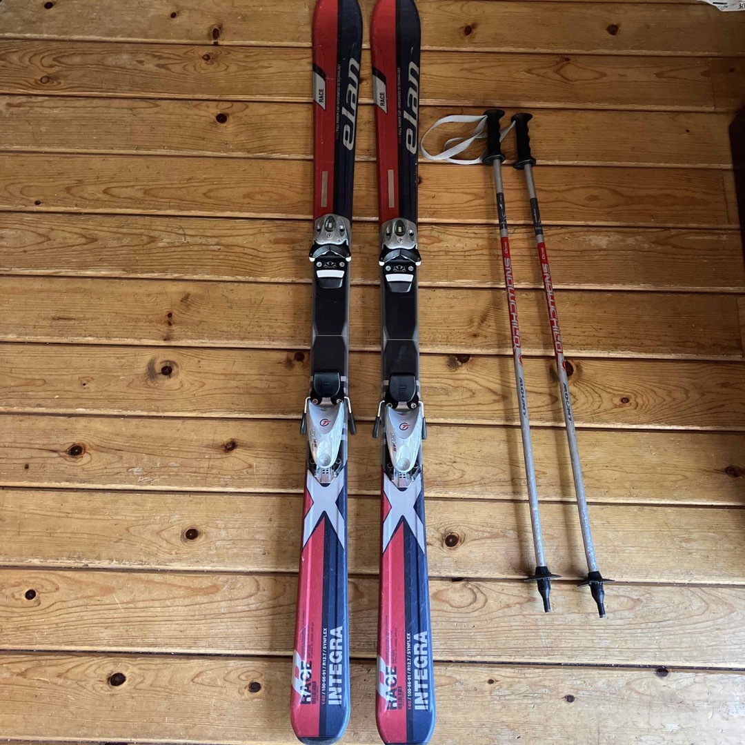 【新品未使用】140cm ロシニョール スキー板　2点セット