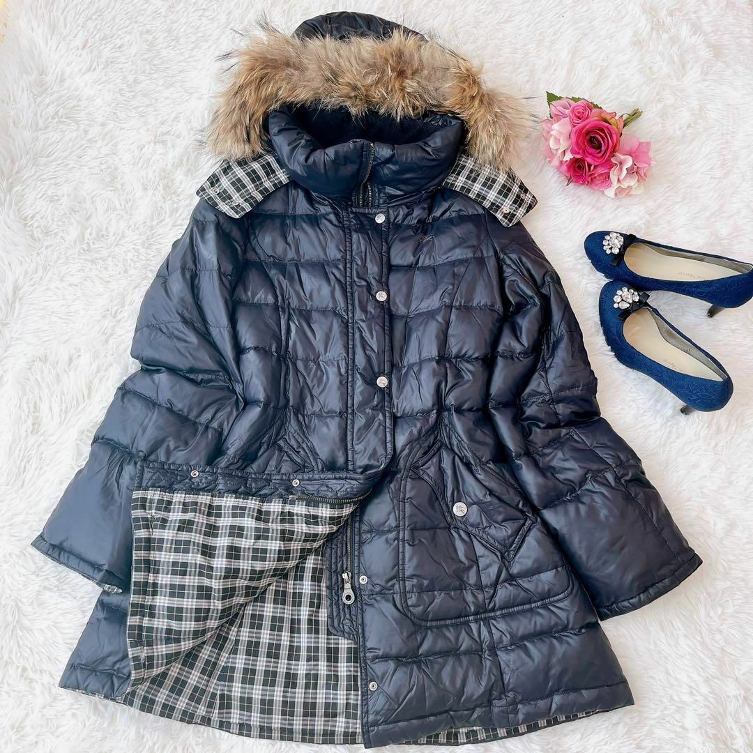 BURBERRY BLUE LABEL - 美品☆バーバリーブルーレーベル ダウンコート