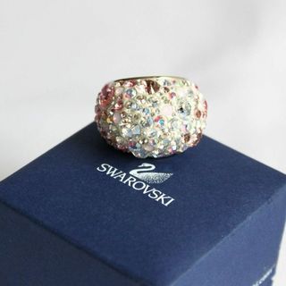 新品 SWAROVSKI Curiosa スワロフスキー リング 52 パープル