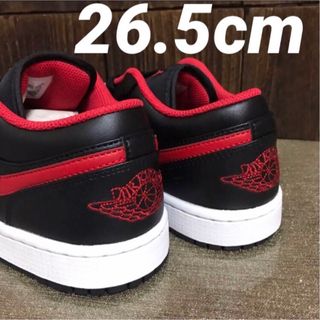 ナイキ(NIKE)のNIKE AIR JORDAN 1✨FIRE RED BLACK✨ 26.5cm(スニーカー)