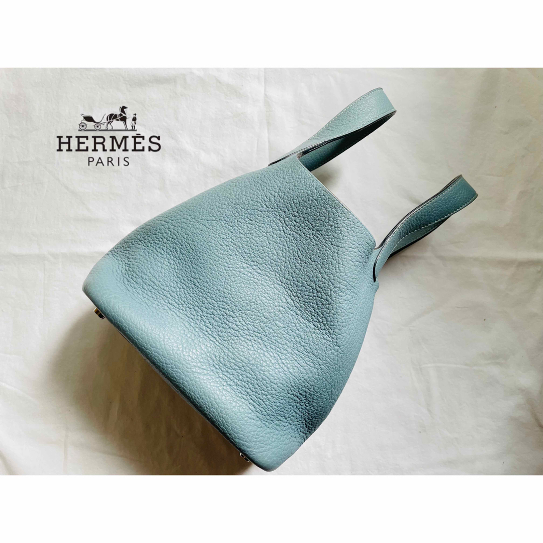 HERMES エルメス ボリード31 トリヨンクレマンス シエル