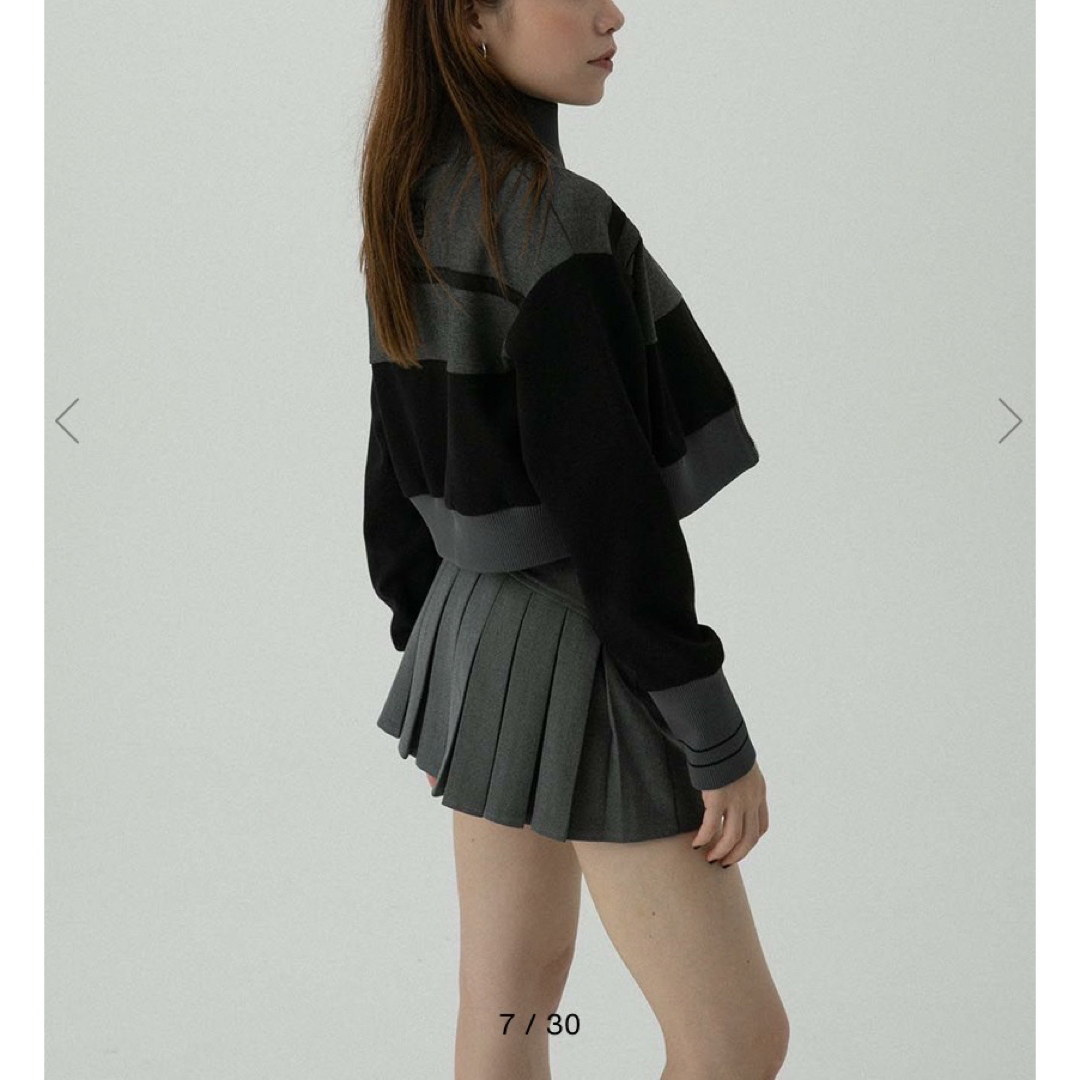 melt the lady back pleats skirt メルトザレディ - ミニスカート